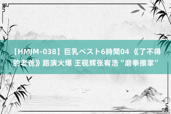 【HMJM-038】巨乳ベスト6時間04 《了不得的老爸》路演火爆 王砚辉张宥浩“磨拳擦掌”